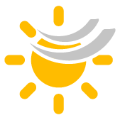 Leicht oder teilweise bewÃ¶lkt durch vereinzelte Schleierwolken